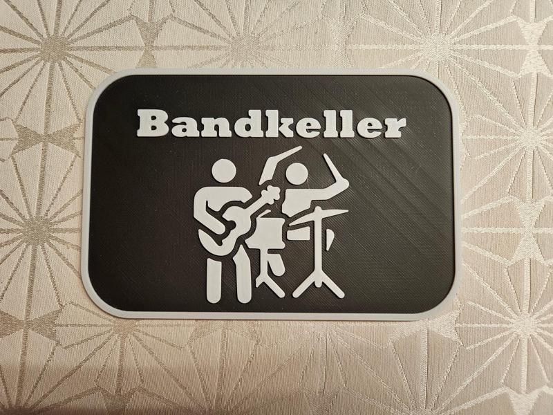 Bandkeller Schild