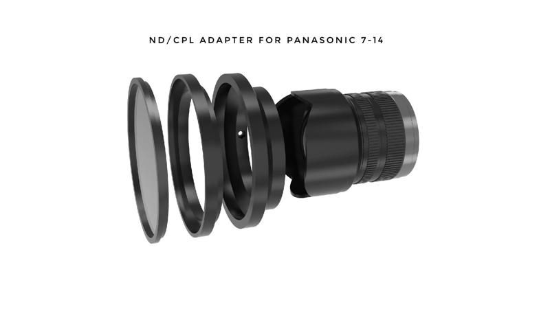 Filter adapter for Panasonic LUMIX G VARIO 7-14mm/F4.0 ASPH