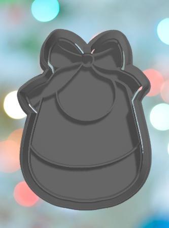 Baby Shower Bib Cookie Cutter