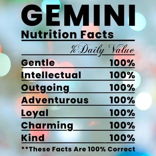 Giant 12cm Gemini  Facts Cookie Cutter