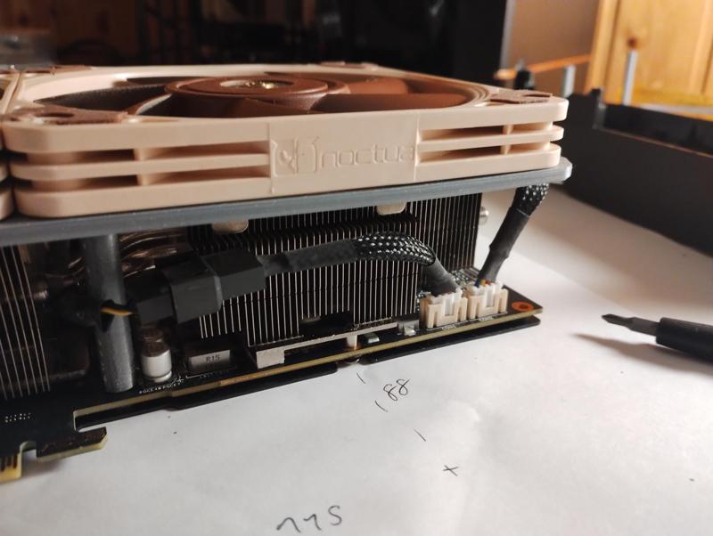120 mm fan support for Asus Dual RTX2060 Super GPU