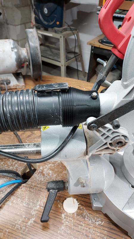 Miter Saw Vacuum Adaptor (Rigid)