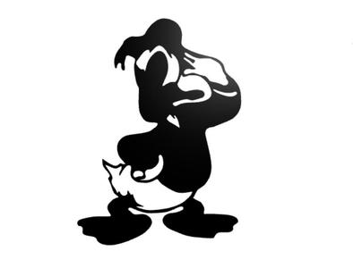 Donald duck wall decor