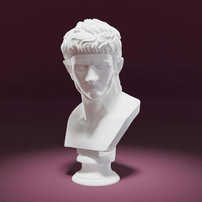 Bust of Nero statue