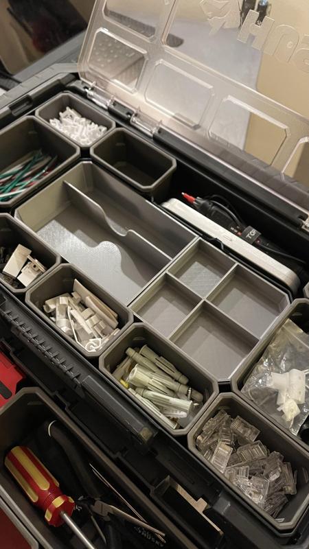 Husky 22 Inch Toolbox Cantilever Small Parts Organizer