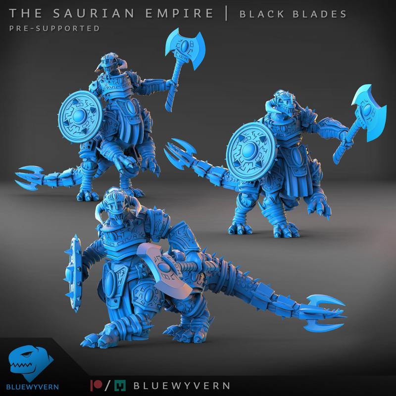 The Saurian Empire - Black Blades (Modular)
