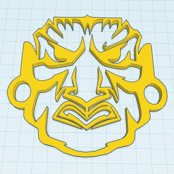 Stylish tribal mask model 3