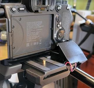 Sony A7IV USB powered cooling fan