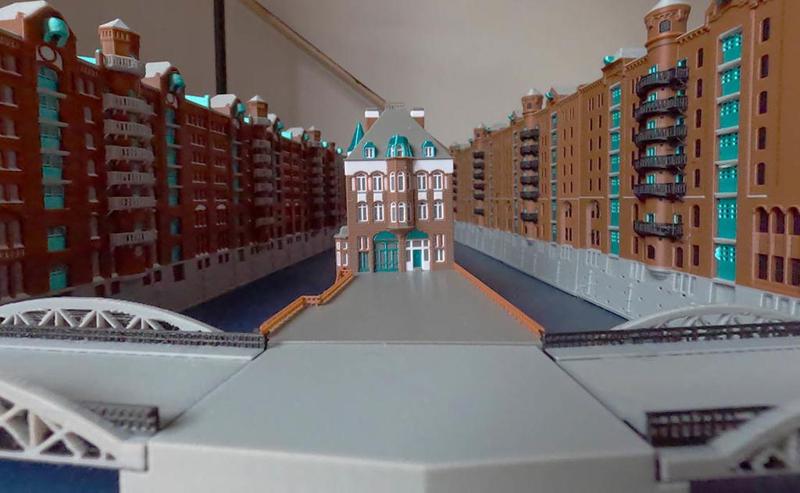 Hamburg Speicherstadt Diorama 1:300