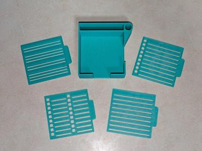 Sticky Note Holder with Stencils