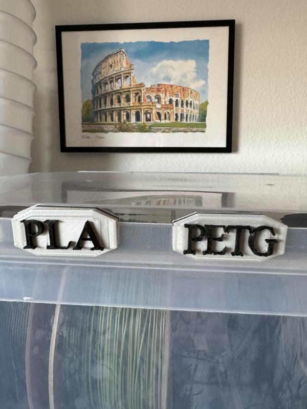 PLA/PETG sign