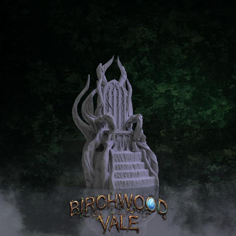 Birchwood Vale Woodland Realm Throne