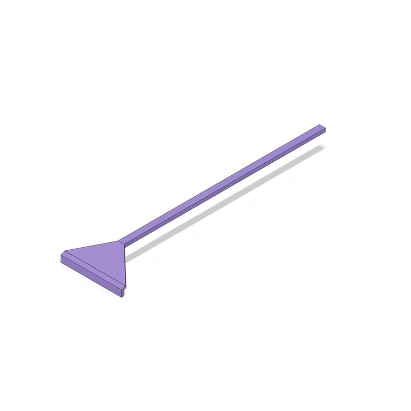 Miniature Flat Rake, Herb Tidy Tool, Tiny Rake for Smoking Tray Cleanup