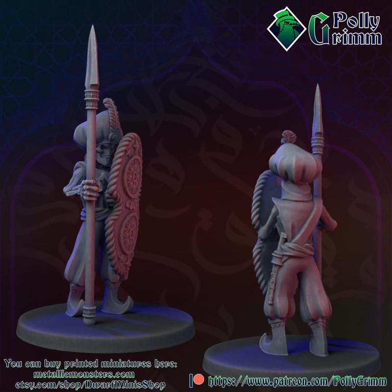 Arabian skeleton warrior