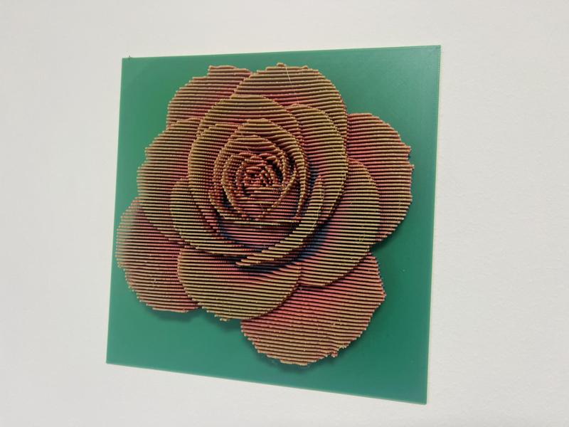 Layered Rose beautiful wall art