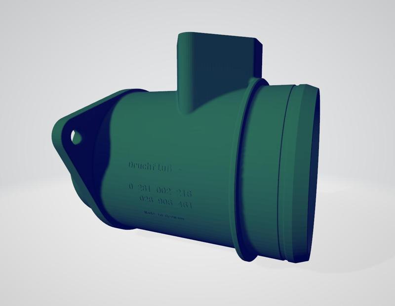 Mass air flow sensor housing MAF 1.9 TDI