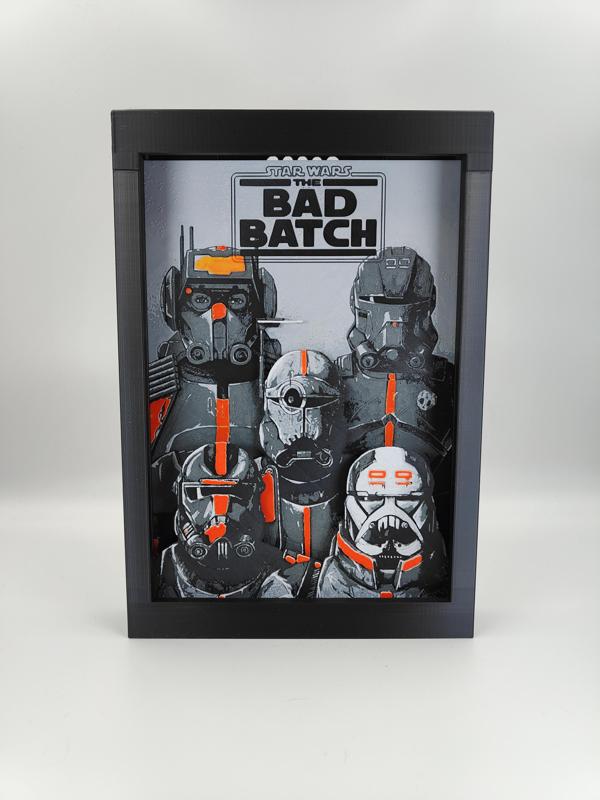 Star Wars The Bad Batch HueForge Box