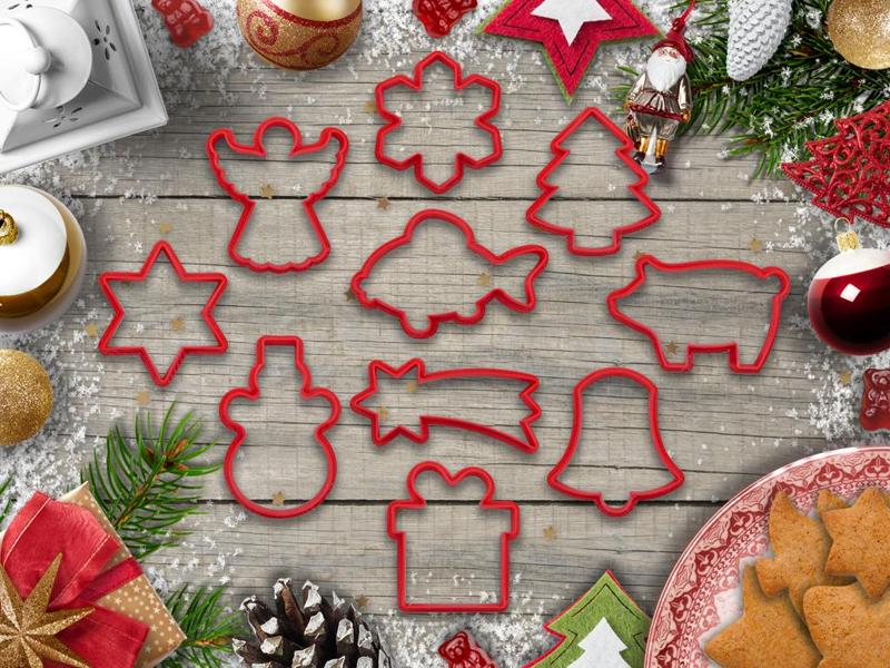 Christmas cookie cutter set 02