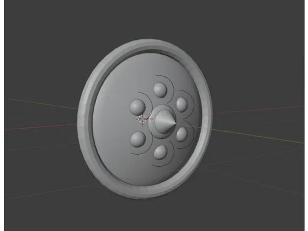 Round shield Aygar Confrontation