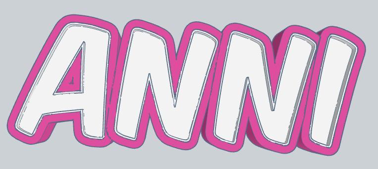 ANNI LED- Namenslampe (Name lamp)