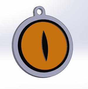 NARUTO KEYCHAIN Kurama Mode