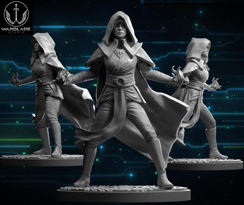 star wars shatterpoint merrin presupported included