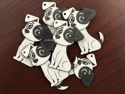 Jack Russel Dog Keychain