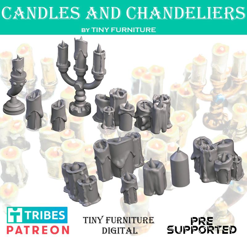 Candles and chandeliers