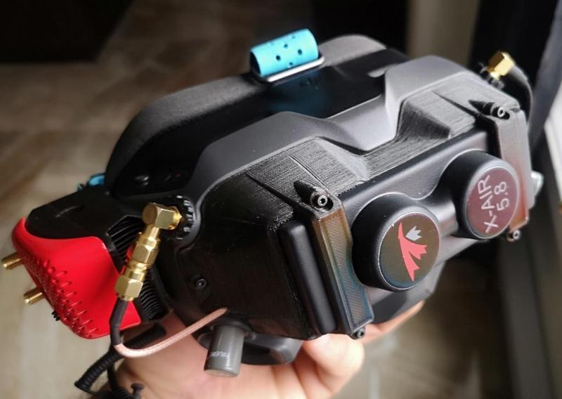 DJI FPV Goggles X-Air Faceplate integration