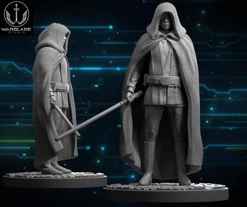 star wars shatterpoint luke presupported included