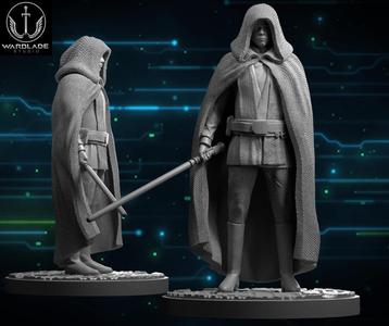 star wars shatterpoint luke presupported included