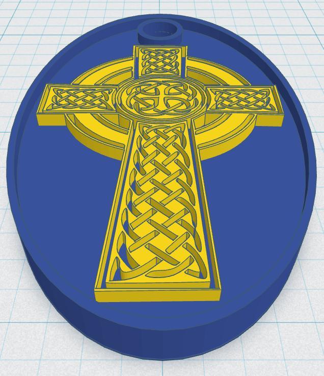 Celtic Cross Keytag 2