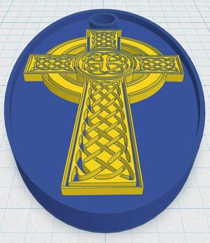 Celtic Cross Keytag 2