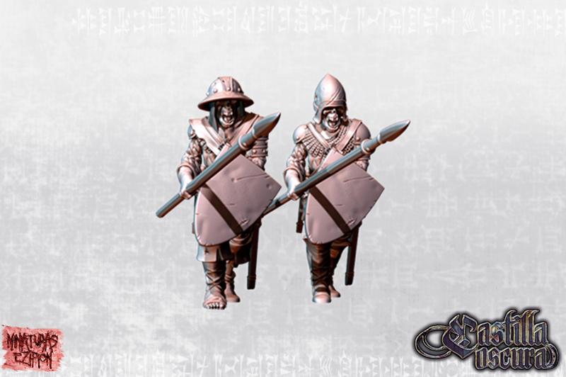 Revived Spearmen ADVANCING