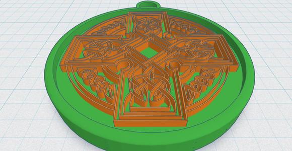 Celtic Round Cross 3