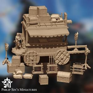 Medieval Props II - Wagon Store
