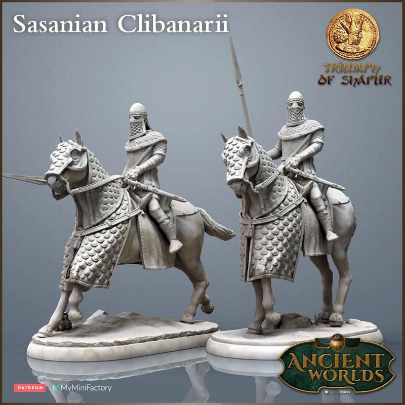 Sasanian Clibanarii cavalry - Triumph of Shapur