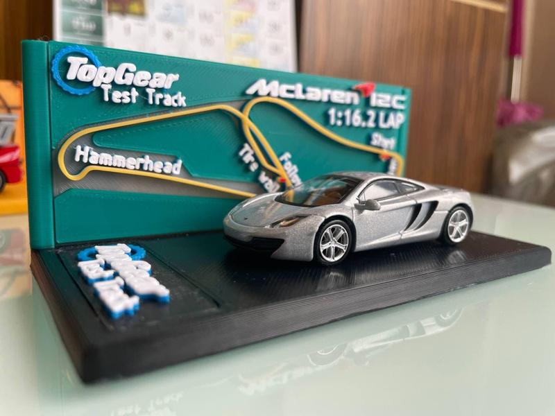 Kyosho Mclaren 12C Display Base (Top Gear Theme)