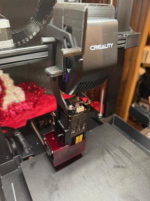 laser module bracket on the Ender 3 v3 SE