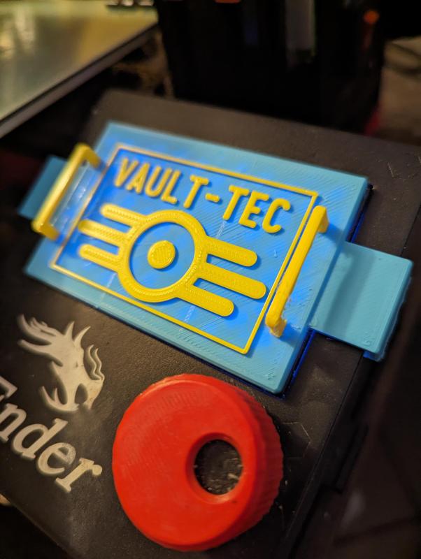 Ender 3 Vault-Tec LED cover