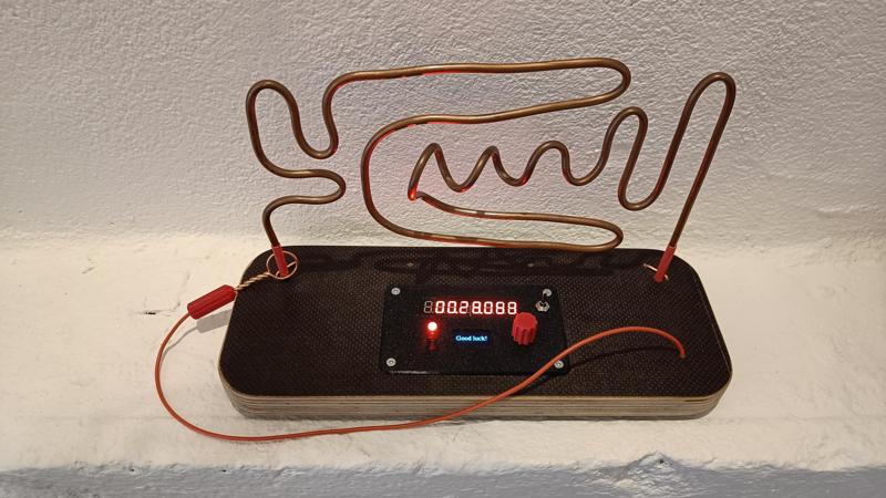 Arduino Buzz Wire game with timer high score
