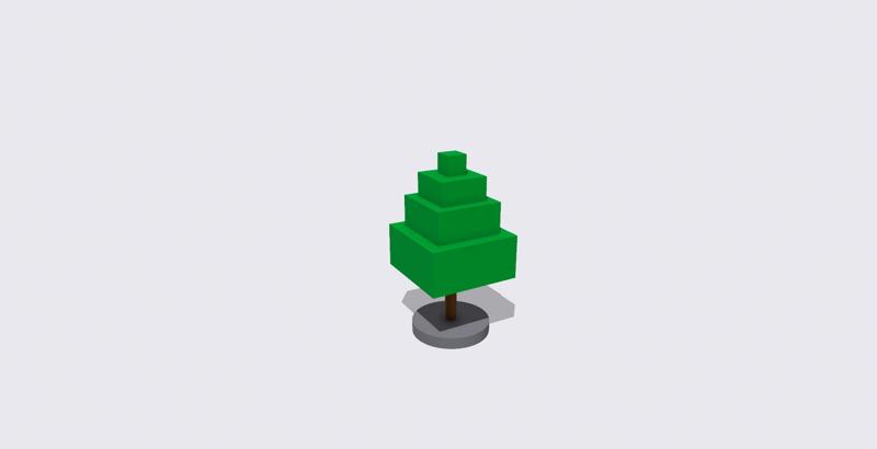 simple square tree