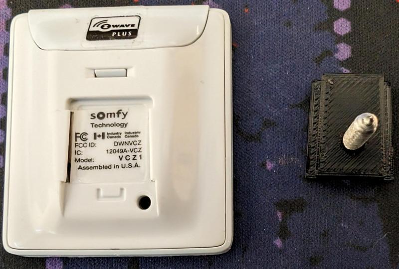 Somfy / Bali /  Springs Window Fashions VCZ1 (aka RSZ1) Remote Wall Mount