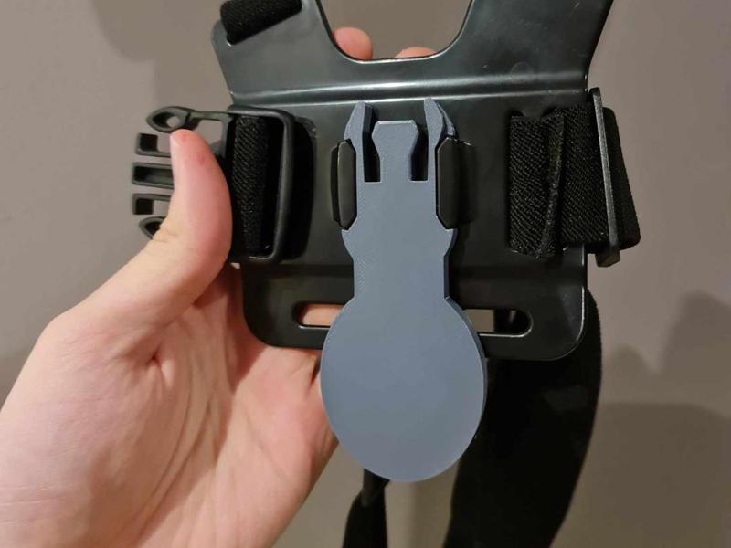 GoPro mount superglue adapter