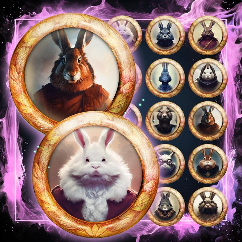 Rabbitfolk - 15 Pack VTT / Printable Tokens