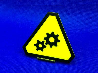 Warning Sign - Gears