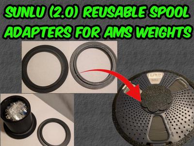 Sunlu (2.0) Spool Adapters for AMS Weights