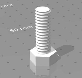Metric M10 Bolt M10x30