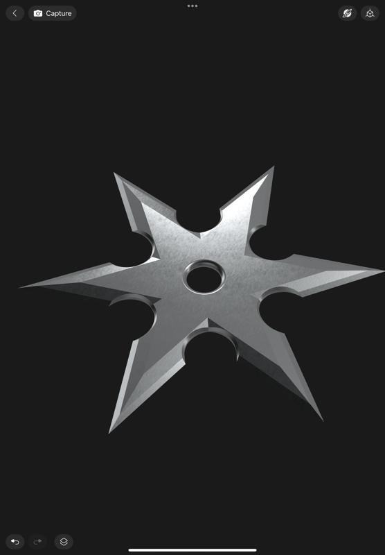 6 pointed shuriken