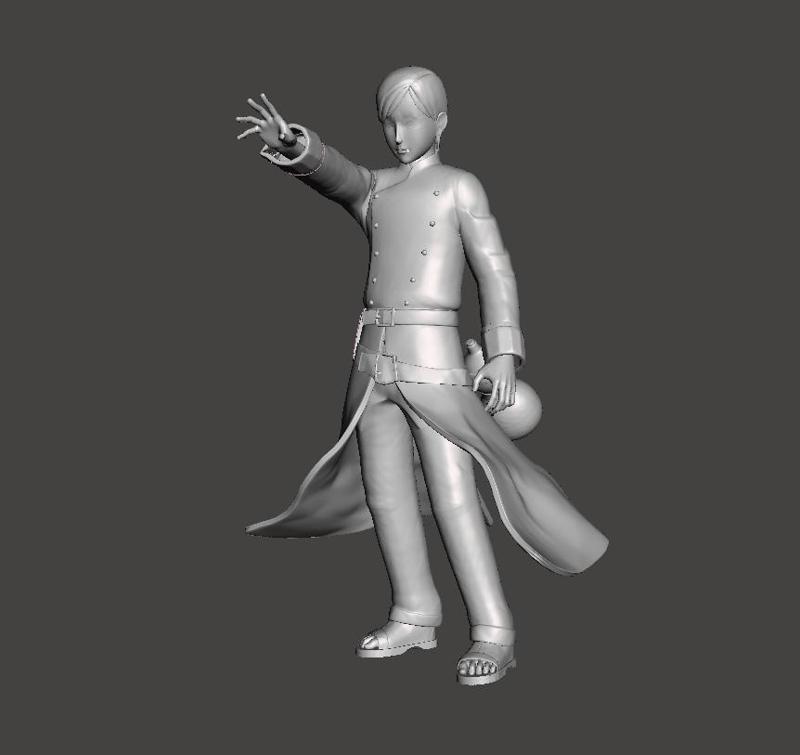 Gaara Boruto 3D Model